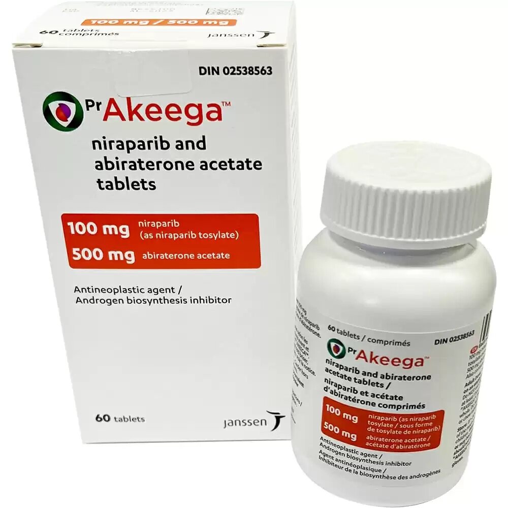 Акига — Akeega (нирапариб и абиратерона ацетат) от компании Medical&Pharma Service - фото 1