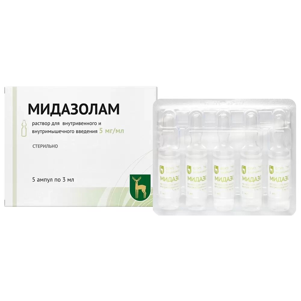 Мидазолам — Midazolam от компании Medical&Pharma Service - фото 1