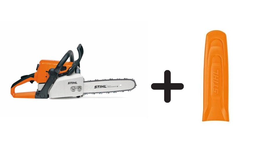 Бензопила STIHL (40 см)., MS 210 3/8 STIHL +кожух от компании Qural-Saiman - фото 1