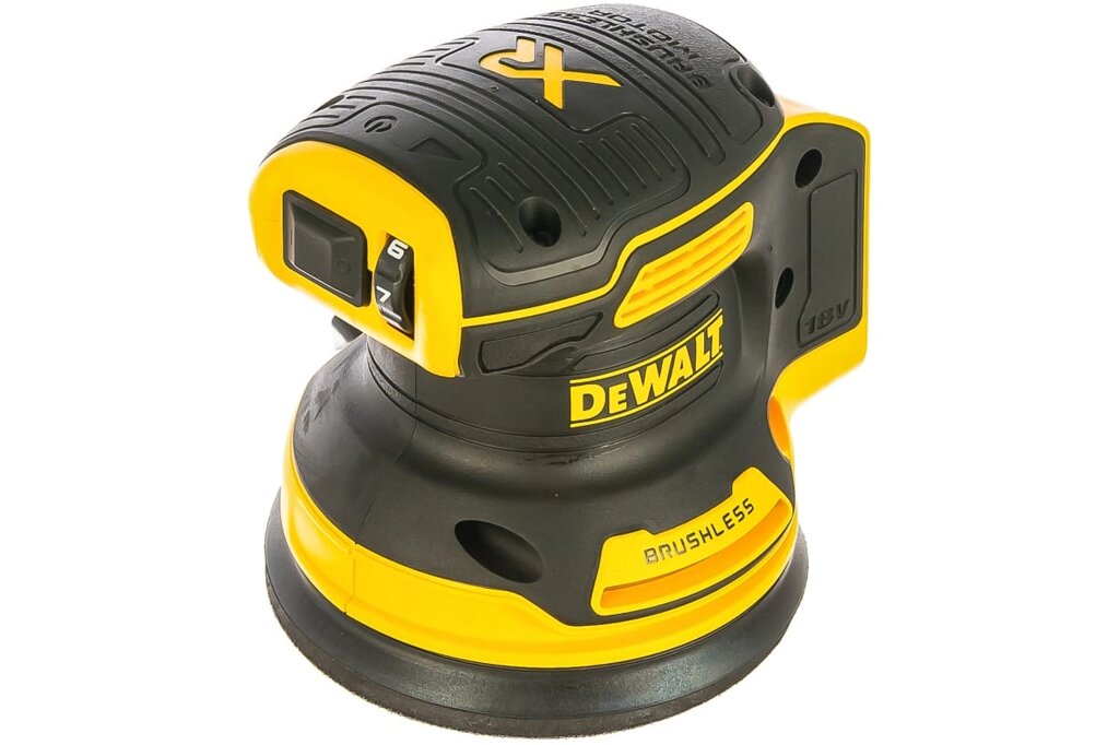 DeWalt, DCW210N, Аккумуляторная орбитальная шлифмашина,  18В, б/бат от компании Qural-Saiman - фото 1