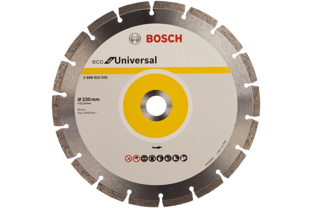 Диск алмазный Bosch ECO Universal (230х22.2 мм) 2608615031 от компании Qural-Saiman - фото 1