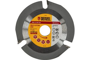Диск пильный Мультирез для УШМ (22.2х125 мм) Denzel 73398