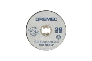 Dremel EZ speedclic: н-р из 12 металл. отрезн. круг SC456 ( 38 мм), 12 шт