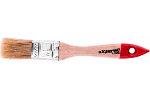 Кисть плоская Стандарт 1 (25 мм), натуральная щетина, деревянная ручка MTX