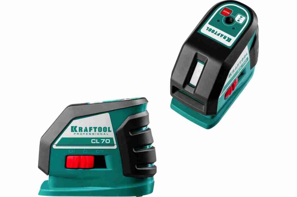 KRAFTOOL CL-70 нивелир лазерный , 20м/70м, IP54, точн. +/-0,2 мм/м, питание 4хАА, в коробке от компании Qural-Saiman - фото 1