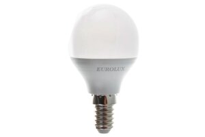 Лампа светодиодная eurolux LL-E-G45-7W-230-4K-E14