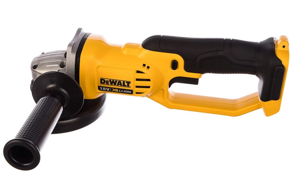 Машина шлифовальная угловая аккумуляторная (болгарка) DeWALT DCG412N 18В XR, без АКБ и ЗУ от компании Qural-Saiman - фото 1