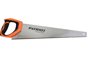 Ножовка PATRIOT WSP-500S, по дереву, 11 TPI мелкий зуб, 3-х сторонняя заточка, 500мм