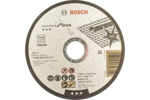 Отрезной круг bosch standard FOR INOX 125x1х22.2 мм 2608603171