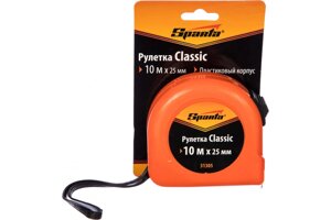 Рулетка 10 м х 25 мм Classic SPARTA 31305