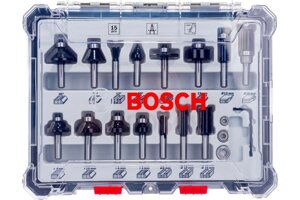 Набор фрез 8мм 15шт (50289373) BOSCH