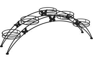 Подставка для цветов ЗМИ ''Арка 5'' Черный