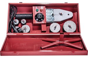 Аппарат для сварки пласт. труб КW800 800 Вт 300 °C насадки 20-25-32-40-50-63 мм мет. кейс// Kronwerk