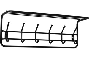 Вешалка с полкой 80 ЗМИ Черный