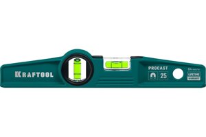 Уровень магнитный литой KRAFTOOL Procast 250 мм 34717-025