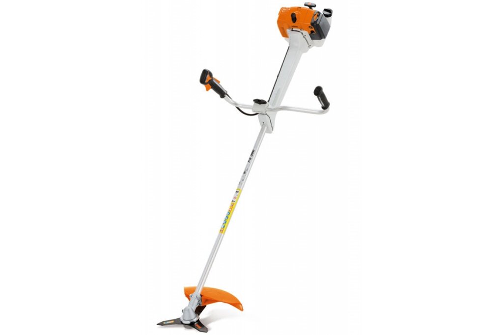 Триммер бензиновый Stihl FS 350 с ножами, рабочий объем 40,2 см, мощность 1,6 кВт/2,2 л. с. от компании Qural-Saiman - фото 1