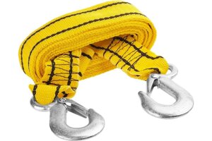Трос буксировочный stayer standard 4 м, 2.5 т 61207-2.5