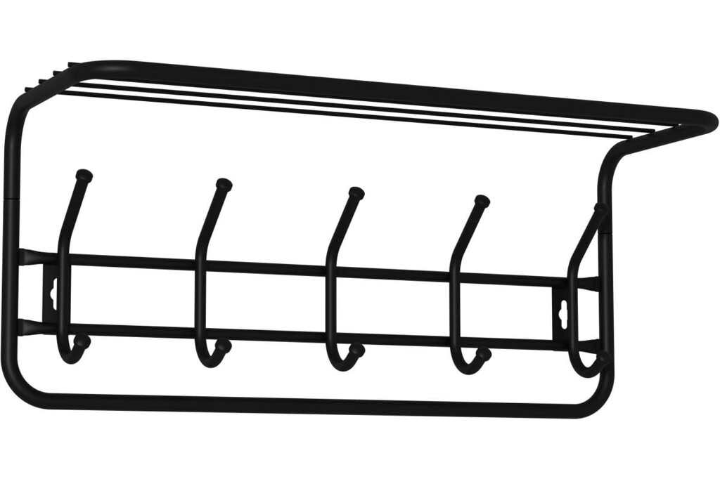 Вешалка с полкой 60 ЗМИ Черный от компании Qural-Saiman - фото 1