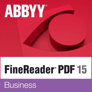 ABBYY FineReader PDF 15 Business 1 Standalone 3 года