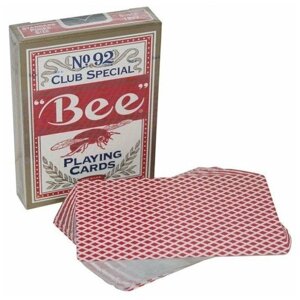 Карты игральные "Bee" 54 красные