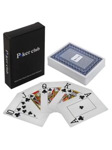 Карты игральные "Poker club" 54 (100% пластик)