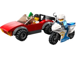 LEGO: Полицейская погоня на мотоцикле CITY 60392