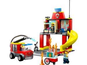 LEGO: Пожарная часть и пожарная машина CITY 60375