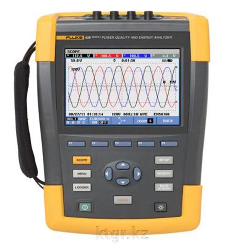 Анализатор энергии Fluke 435 II/BASIC от компании КазТехнолоджиГрупп - фото 1