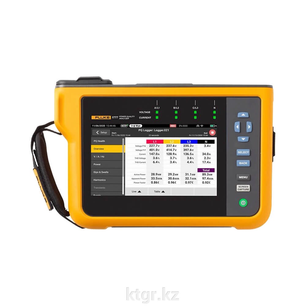 Анализатор качества электроэнергии Fluke 1773/BASIC от компании КазТехнолоджиГрупп - фото 1