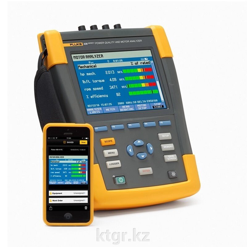 Анализатор качества электроэнергии Fluke 438 II/BASIC от компании КазТехнолоджиГрупп - фото 1