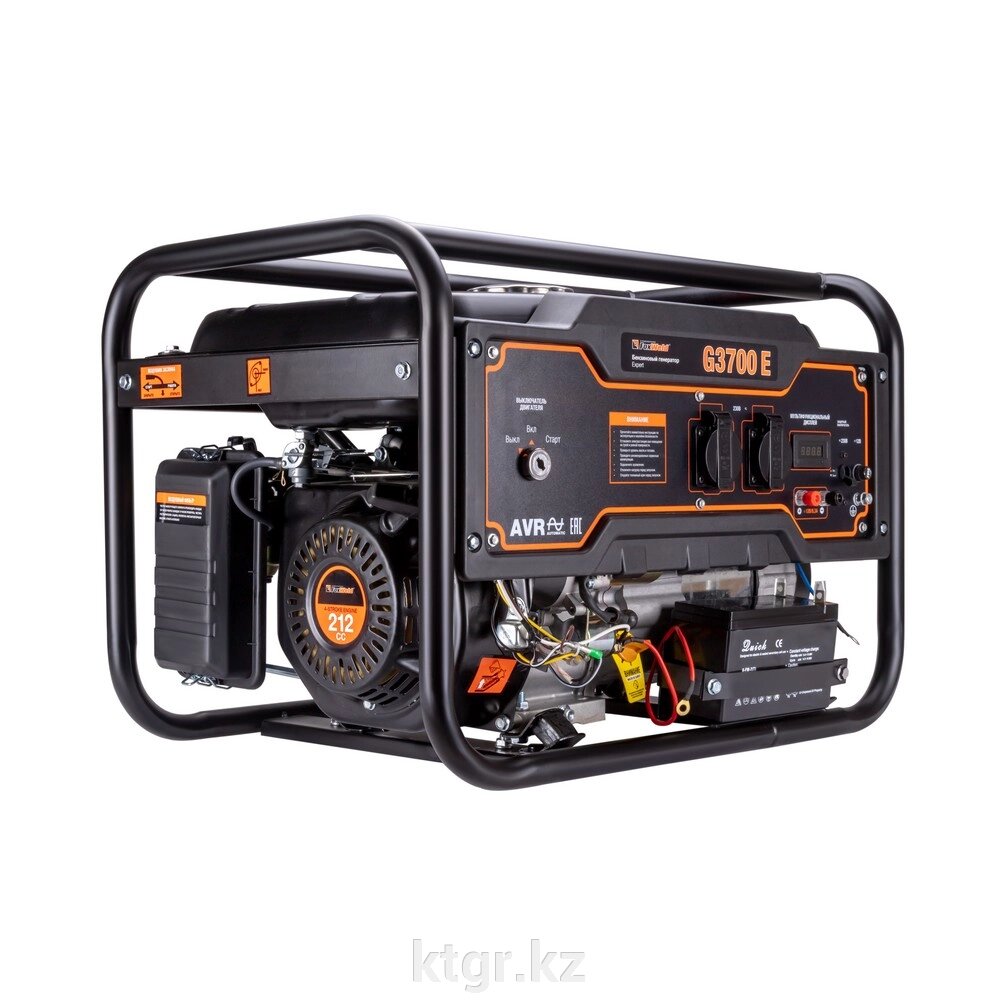 Бензиновый генератор FoxWeld Expert G3700 E от компании КазТехнолоджиГрупп - фото 1