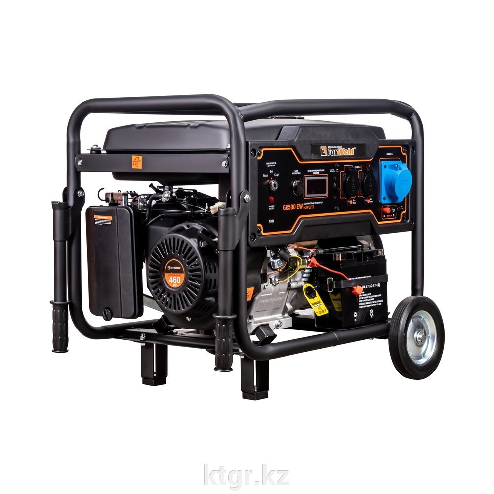 Бензиновый генератор FoxWeld Expert G8500 EW от компании КазТехнолоджиГрупп - фото 1