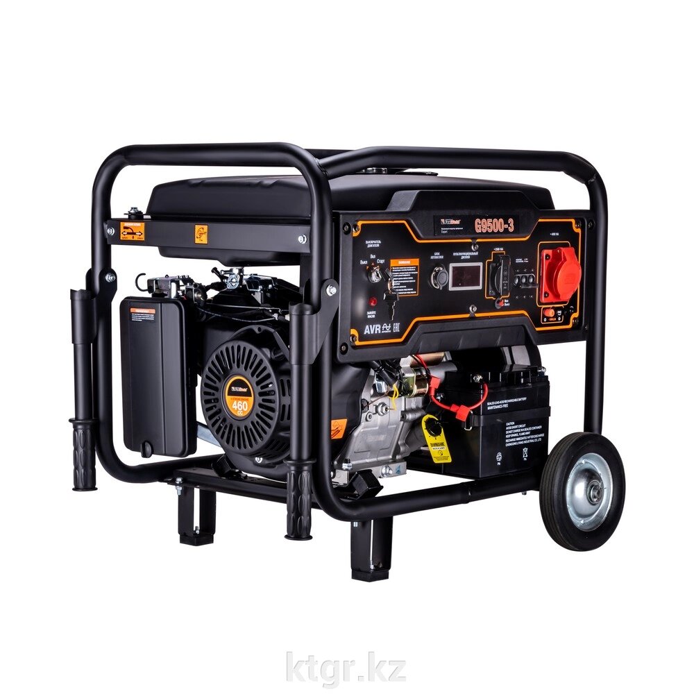 Бензиновый генератор FoxWeld Expert G9500-3 от компании КазТехнолоджиГрупп - фото 1