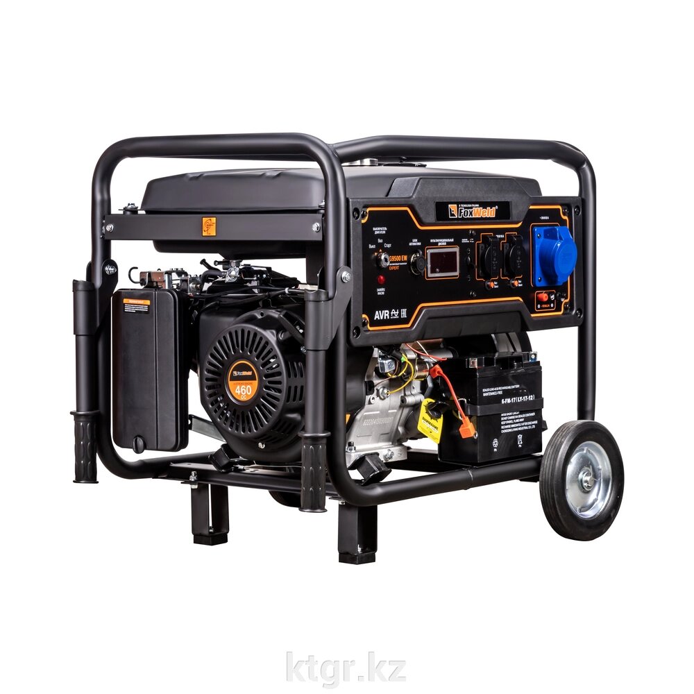 Бензиновый генератор FoxWeld Expert G9500 EW от компании КазТехнолоджиГрупп - фото 1