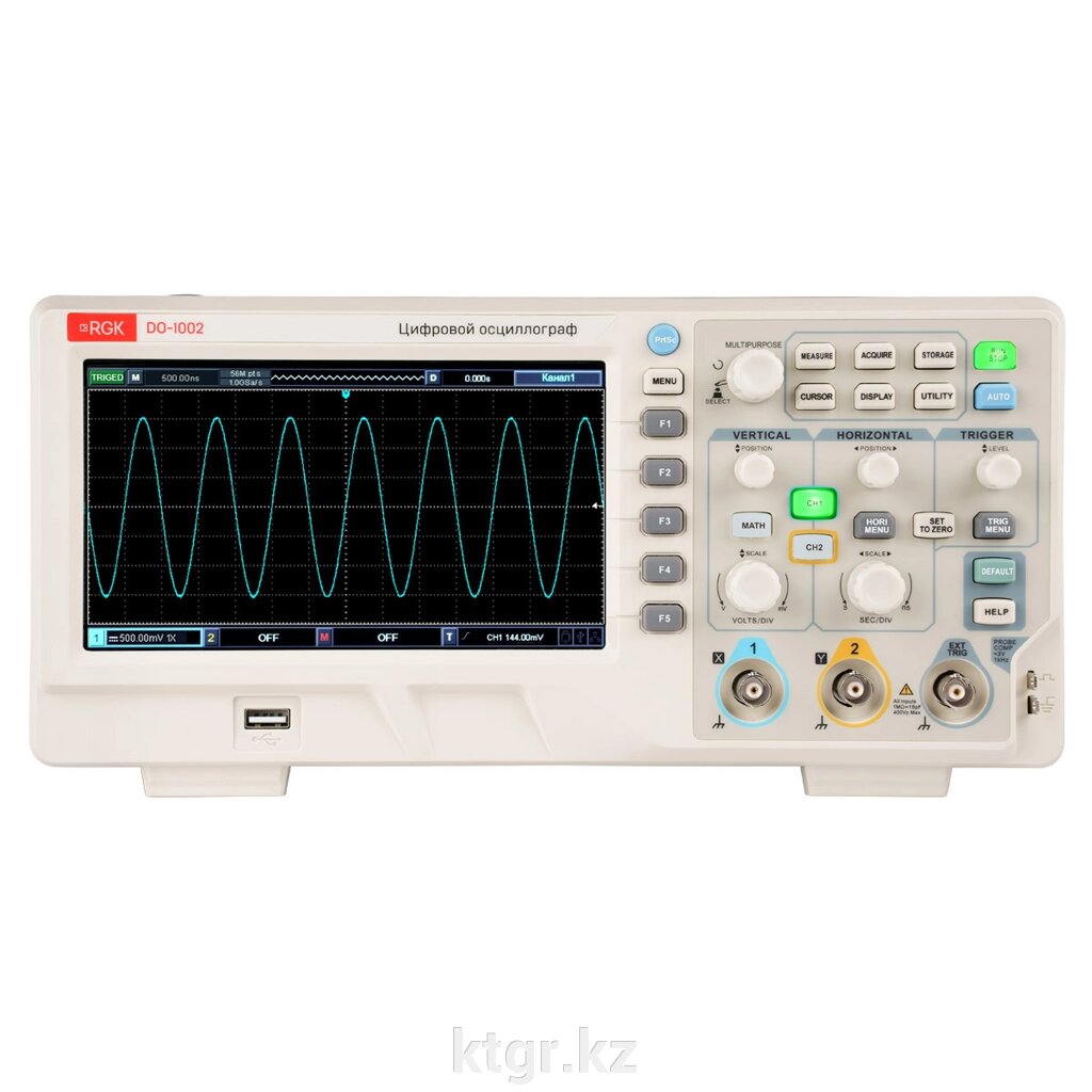 Цифровой осциллограф RGK DO-1002 от компании КазТехнолоджиГрупп - фото 1