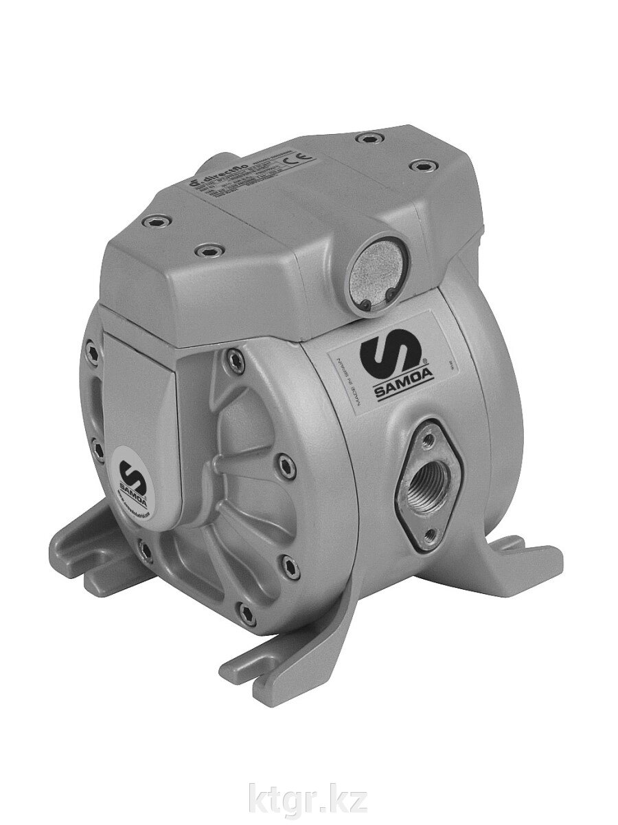 Диафрагменный пневмонасос DF50, 50 л/мин, вход для жидкости 1/2". Смаз  мат-лы, отработанное масло от компании КазТехнолоджиГрупп - фото 1