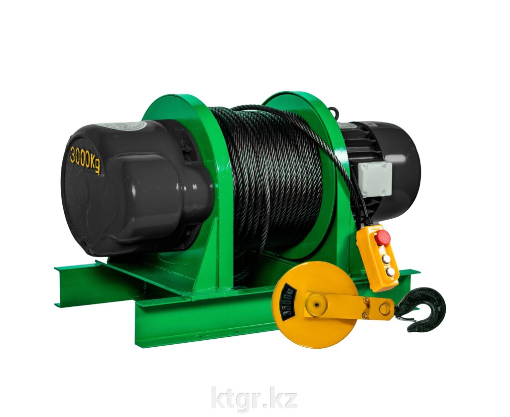 EURO-LIFT KCD (1500/3000 кг, 70/35 м, 380 В) Лебедка электрическая от компании КазТехнолоджиГрупп - фото 1