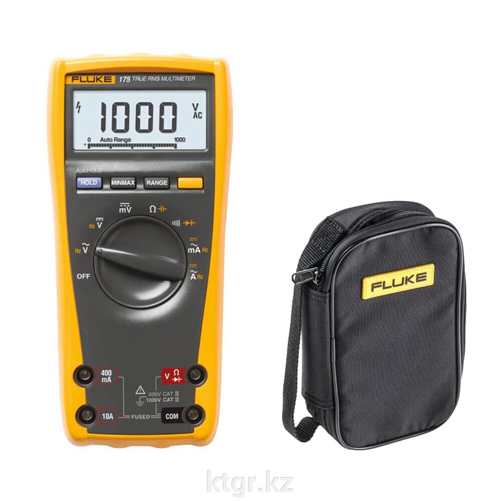 Комплект - мультиметр Fluke 175 EDSNF с футляром Fluke C35 от компании КазТехнолоджиГрупп - фото 1