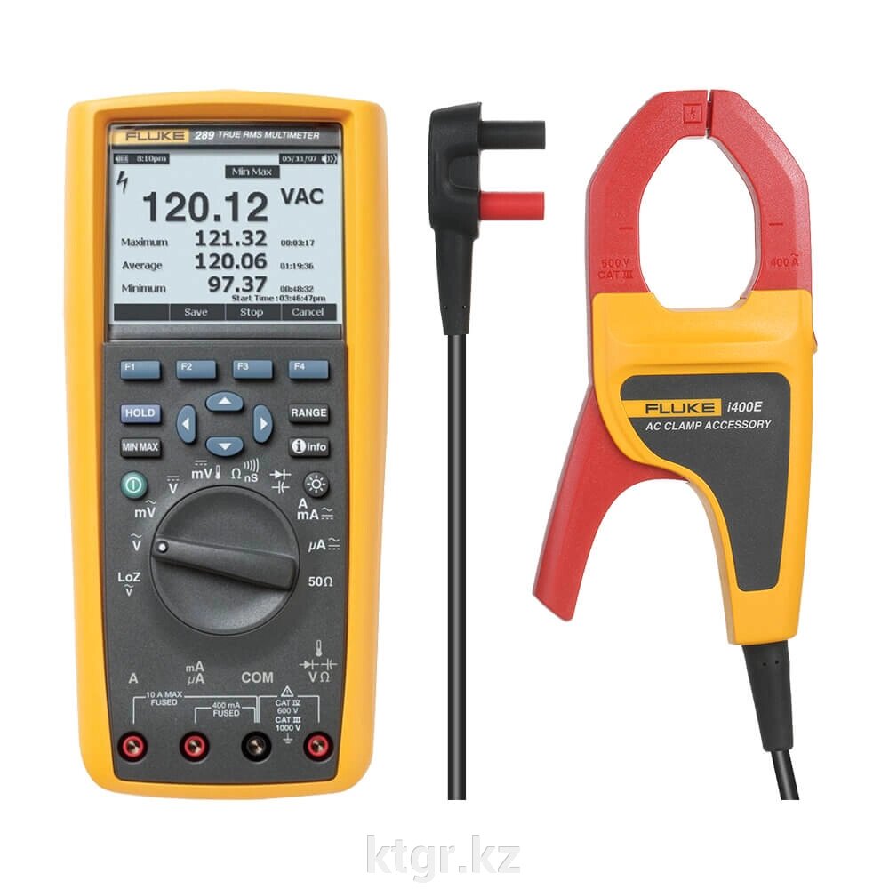 Комплект - мультиметр Fluke 289 с токовыми клещами Fluke I400 от компании КазТехнолоджиГрупп - фото 1