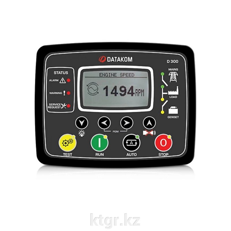 Контроллер для генератора Datakom D-300 (GSM, J1939, MPU, подогрев дисплея) от компании КазТехнолоджиГрупп - фото 1