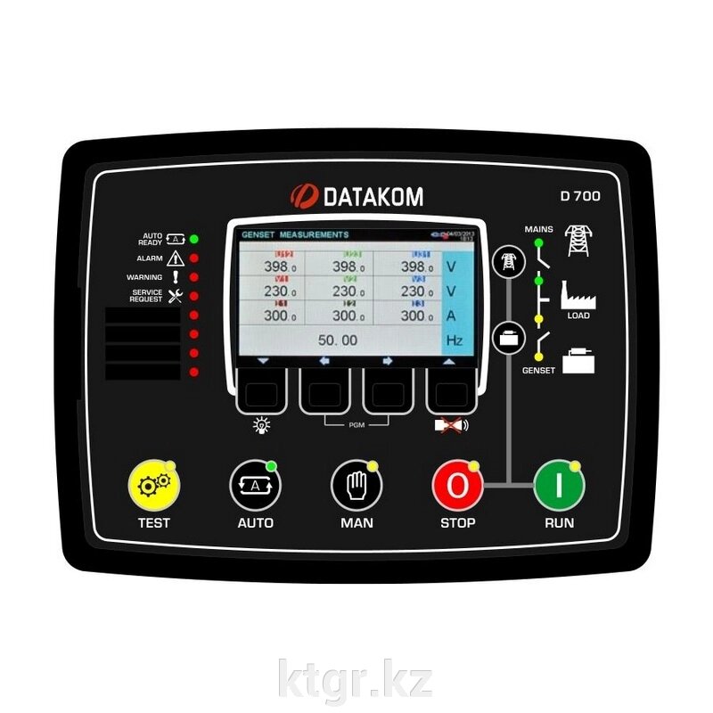 Контроллер для генератора Datakom D-700 AMF (RS-485, Ethernet) от компании КазТехнолоджиГрупп - фото 1