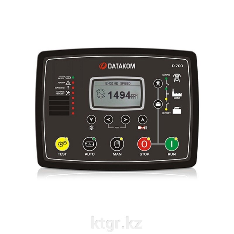 Контроллер синхронизации генераторов Datakom D-700 SYNC+GSM (RS-485, Ethernet, GSM) от компании КазТехнолоджиГрупп - фото 1