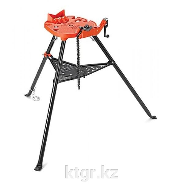 Переносные верстаки Ridgid Tristand с цепными тисками от компании КазТехнолоджиГрупп - фото 1