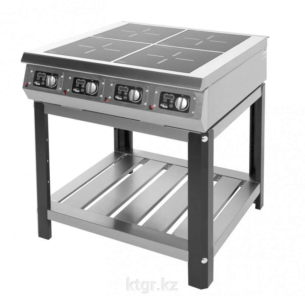 Плита 4-х конфорочная индукционная Ф4ИП/800 (на подставке) Grill Master от компании КазТехнолоджиГрупп - фото 1