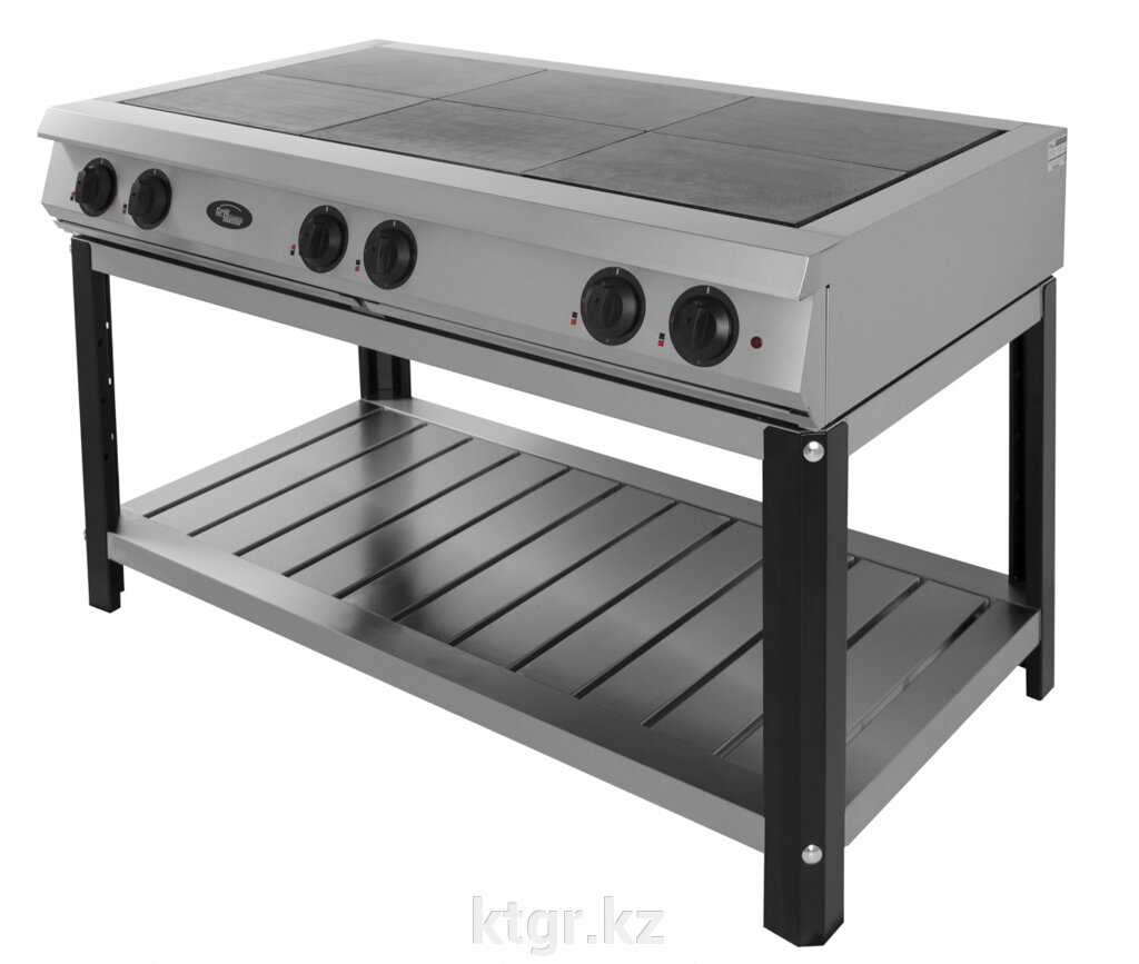 Плита электрическая Ф6ЖТЛПЭ (на подставке) Grill Master от компании КазТехнолоджиГрупп - фото 1