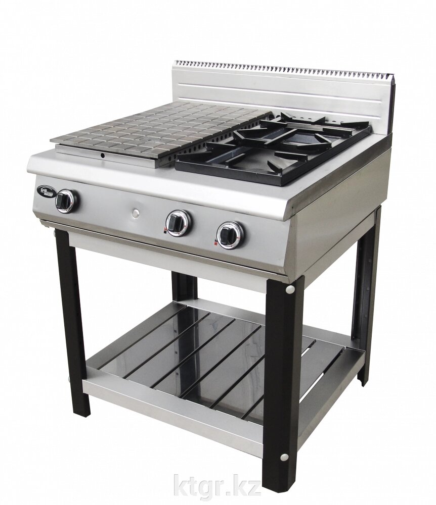 Плита газовая Ф4ЖТЛСПГ (1+2) (на подставке) Grill Master от компании КазТехнолоджиГрупп - фото 1