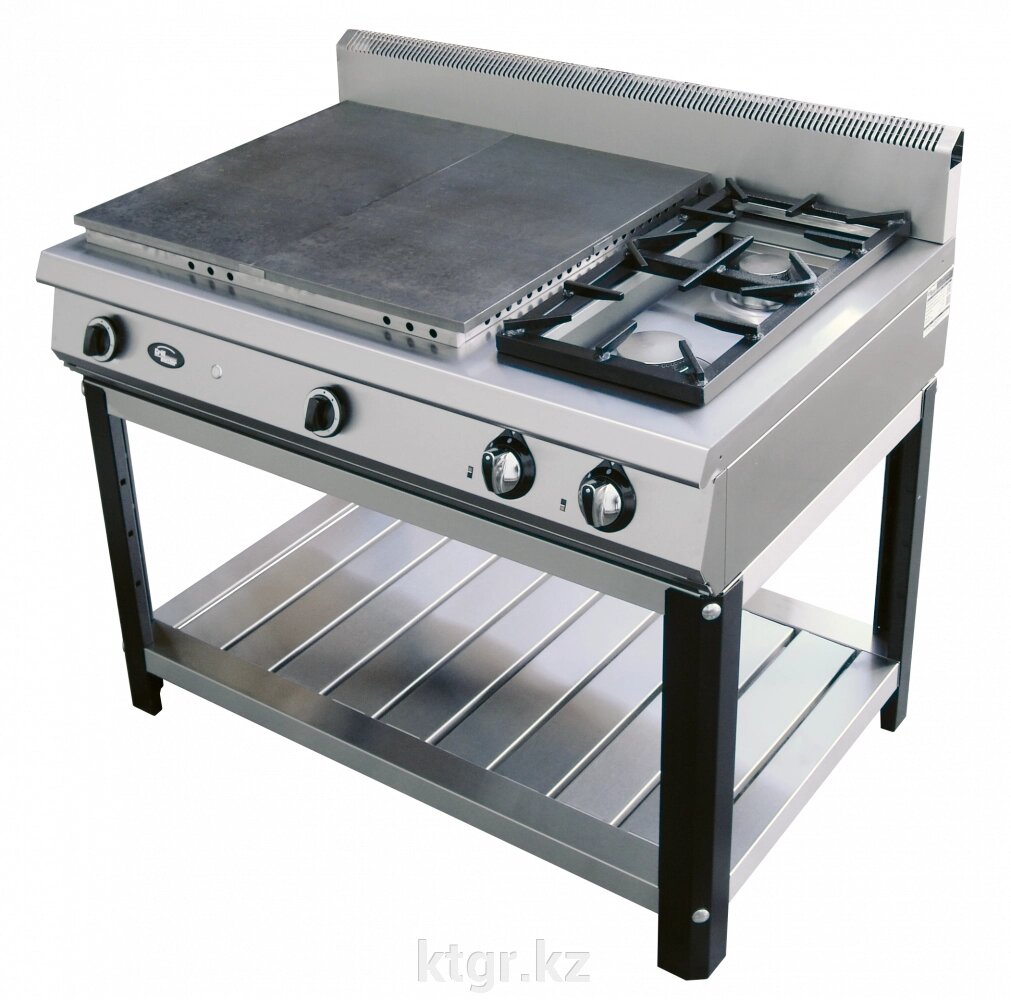 Плита газовая Ф6ЖТЛСПГ (п) (2+2) (на подставке) Grill Master от компании КазТехнолоджиГрупп - фото 1