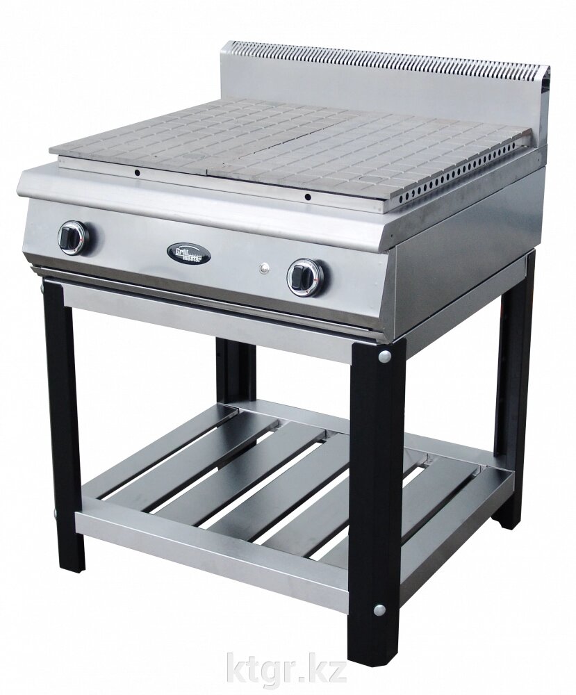 Плита со сплошной поверхностью газовая Ф4ЖТЛСПГ (на подставке) Grill Master от компании КазТехнолоджиГрупп - фото 1