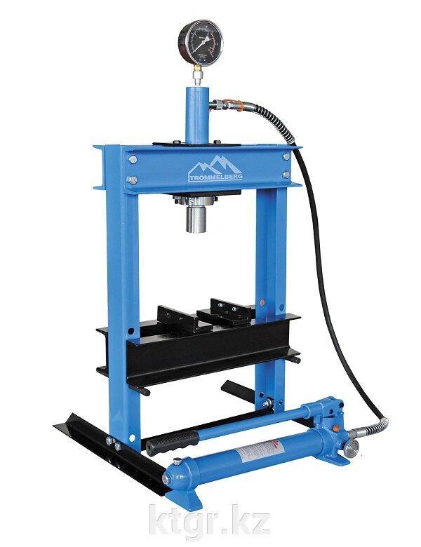 Пресс гидравлический настольный с манометпром на 10 т от компании КазТехнолоджиГрупп - фото 1