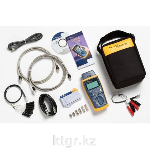 Расширенный комплект кабельного тестера CableIQ Qualification Tester Fluke Networks CIQ-KRQ от компании КазТехнолоджиГрупп - фото 1